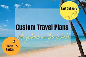 create a custom global travel itinerary for any trip or cruise