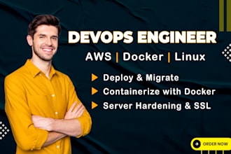 be devops developer for AWS, google cloud, azure, docker kubernetes
