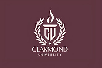 design modern school, education, university, academy institute logo