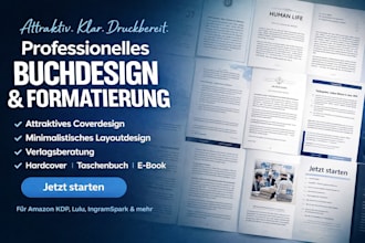buchformatierung und layout design fur print und ebooks