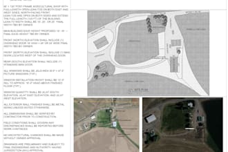 do civil drawing contour, grading, site plan, drainage plan