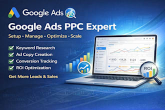 setup and manage your google ads adwords PPC campaign ads campaign