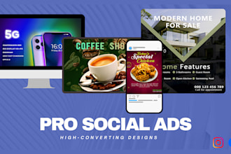 create social media ads and promotional posts