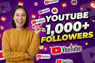 do add 1,000 youtube followers, watch time for monetization