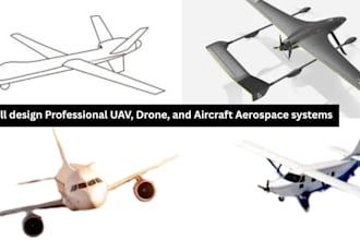 design professional uav, drone, and aircraft aerospace systems
