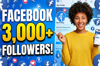 grow your facebook 3,000 followers instantly