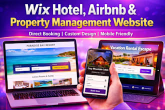 build wix hotel airbnb website wix booking system real estate website studio