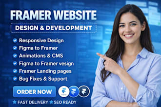 design framer website framer landing page figma to framer portfolio website SEO