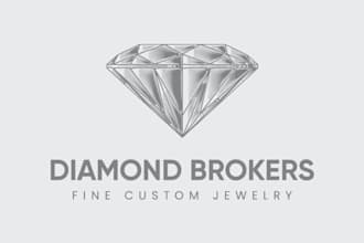 do custom jewelry logo design for jewelers and boutique