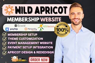 build wild apricot website membership website redesign ecwid bigcommerce website