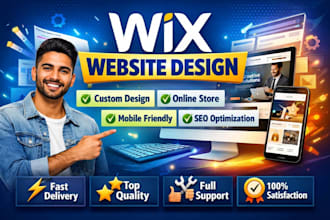design wix website, build wix website, wix website redesign, online store, SEO