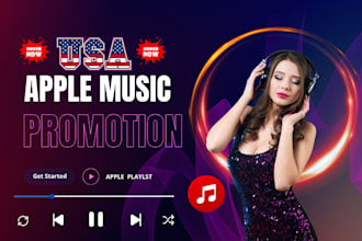 do organic apple music promotion, USA apple music promotion