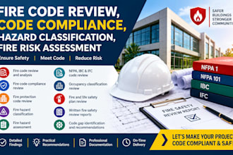 fire code review, code compliance, hazard classification
