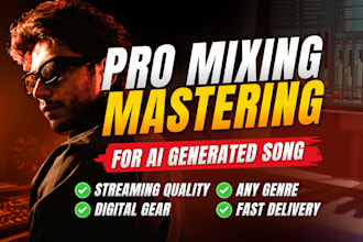 mix and master your ai generated song in any edm or pop