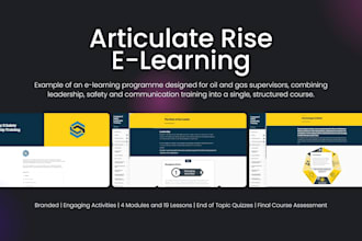 build professional articulate rise training courses
