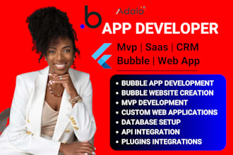 bubble io developer bubble mvp bubble mobile app bubble marketplace adalo expert