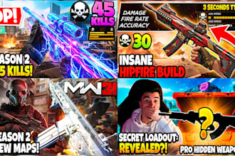 design eye catchy mw3 or warzone thumbnail