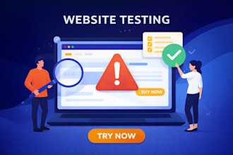 test your website for bugs, usability and responsiveness