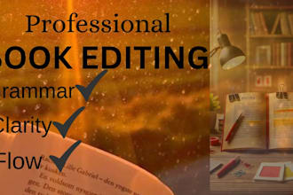 be your expert book editor and proofreader