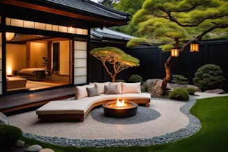 design japanese gardens with realistic 3d walkthrough renders