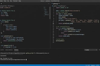 code complex cpp and python projects with oop and dsa