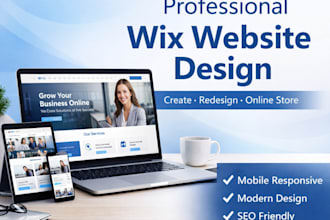 create wix website, wix website design and wix website redesign