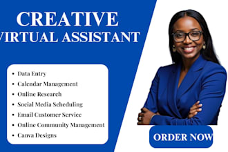 creative virtual assistant, administrative VA, personal VA