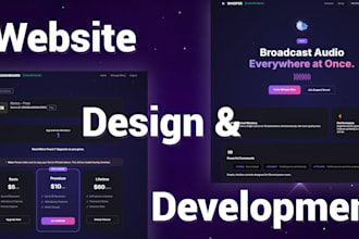 create a stunning modern website