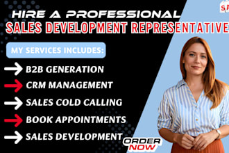 be sales representative sales closer sdr salesperson b2b sales lead generation