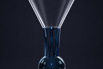 create a concept design for a cup, plant pot, or glass or plastic bottle