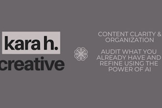 audit and organize your existing content