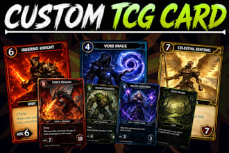 trading card board game design custom card game design trading card box tcg game
