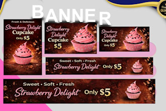 design website banner, web slider, and shopify banner