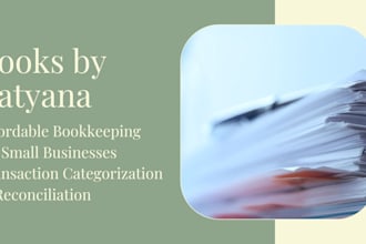 categorize your transactions and organize your bookkeeping