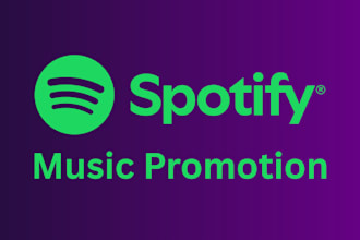 do organic spotify song music album track playlist promotion and marketing