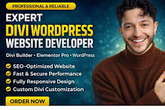 design or redesign divi wordpress website divi website design divi theme builder