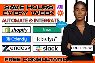 setup shopify salesforce calendly zendesk klaviyo google analytics slack brevo