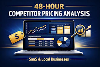 deliver a 48 hrs competitor offer teardown, pricing analysis saas or local