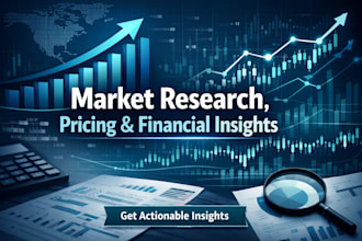 provide market research, pricing analysis, financial insights, business strategy