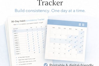 create a 30day habit tracker PDF for you