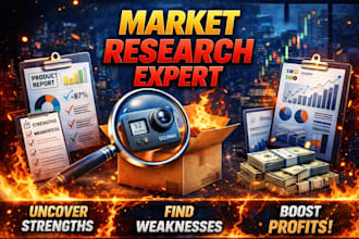 do market, product research, and industry analysis