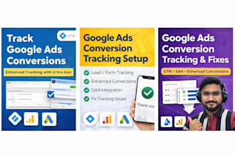 set up google ads conversion tracking with GTM and enhanced conversions