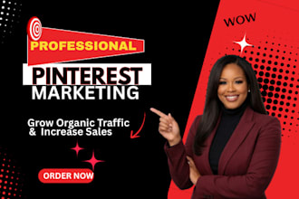 pinterest marketing manager SEO organic traffic  promotion