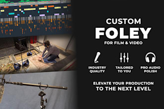 record professional foley for film and video