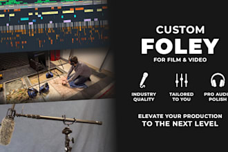 record professional foley for film and video