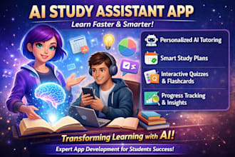develop ai powered study assistant app, student learning app, ai tutoring app