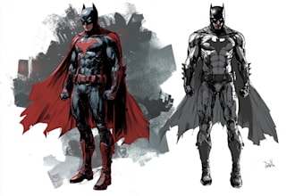 superhero character for comics