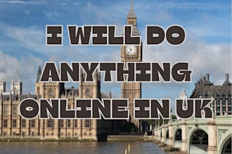 your UK  assistant for online tasks and personal errands
