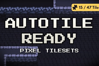 create pixel art tilesets compatible with autotile, 16 or 47