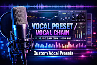 create a custom vocal preset for your daw